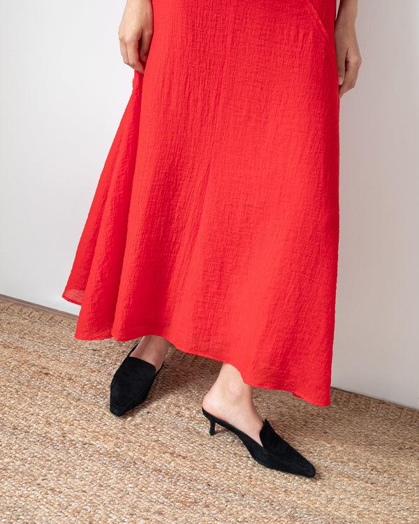 Rejina Pyo Kitten Mule Suede Black