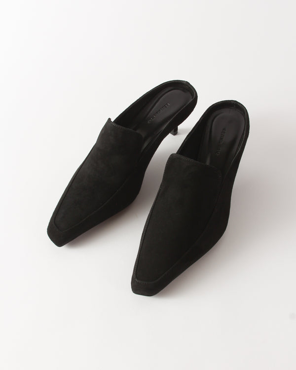 Rejina Pyo Kitten Mule Suede Black