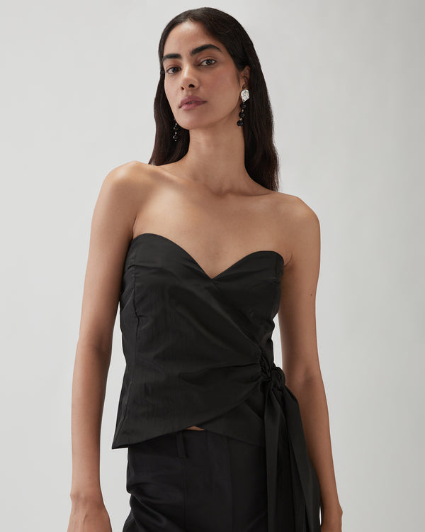 Rejina Pyo Kunika Blouse Taffeta Black