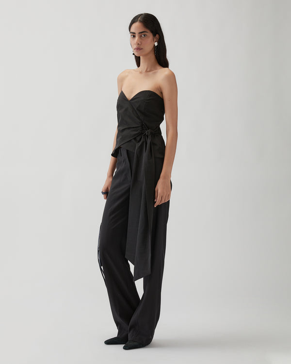 Rejina Pyo Kunika Blouse Taffeta Black