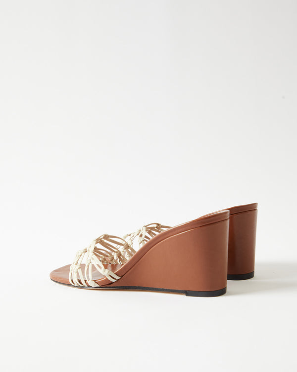 Rejina Pyo Kyle Wedge Leather Tan
