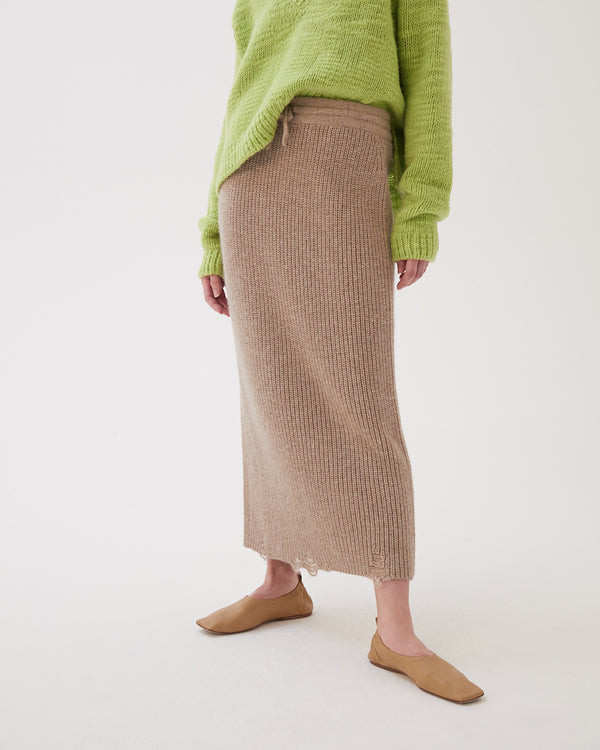 Rejina Pyo Leanne Skirt Alpaca Oat