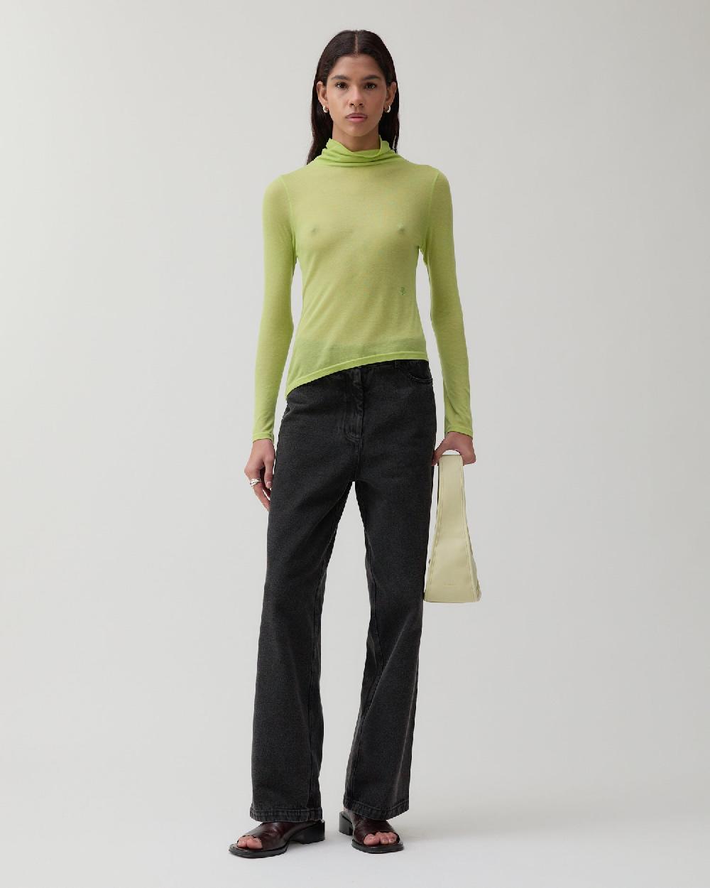 rejina pyo Logan Top Tencel Acid Green