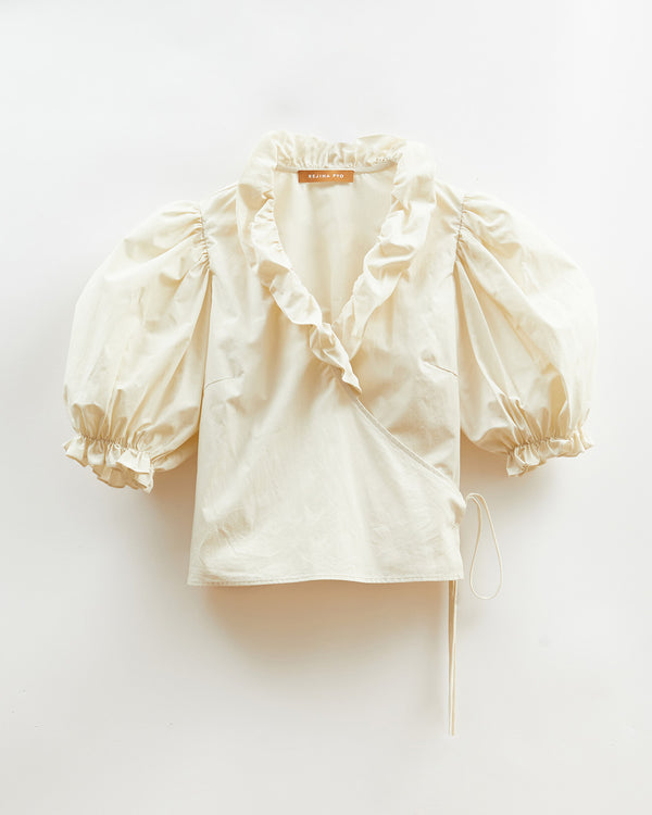 Rejina Pyo Luna Blouse Organic Cotton Off-White