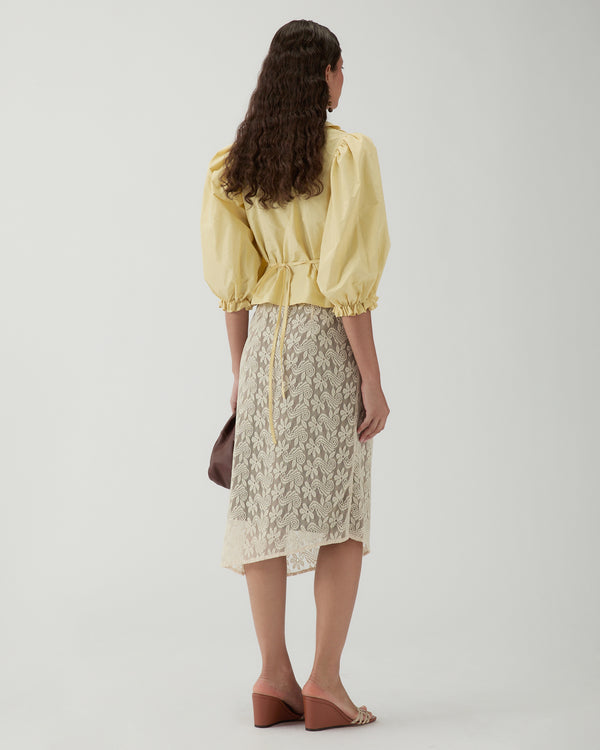 Rejina Pyo Luna Blouse Taffeta Yellow