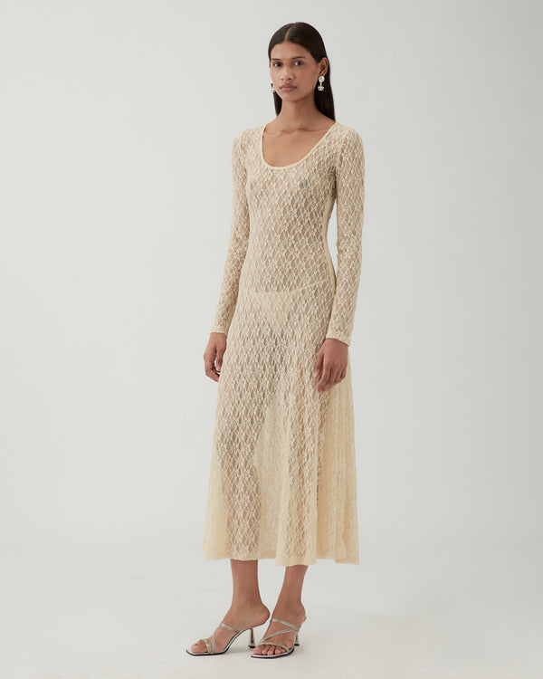 Rejina Pyo Mila Dress Lace Cream
