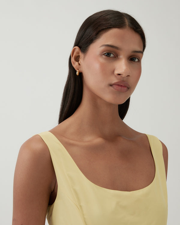 Rejina Pyo Mini Moon Hoops Gold Plated