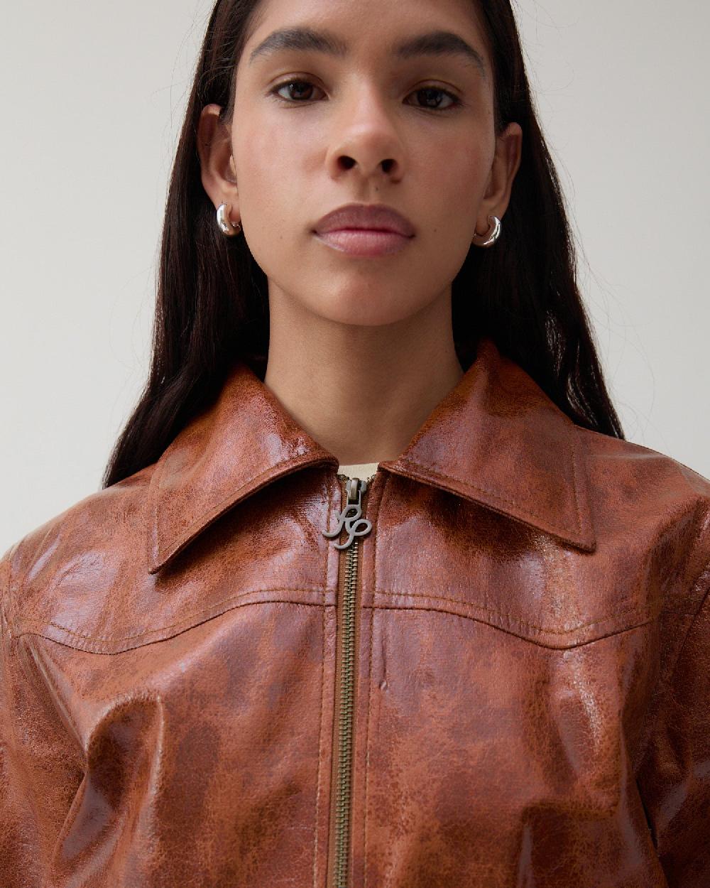 rejina pyo Molten Hinged Hoops Silver Plated