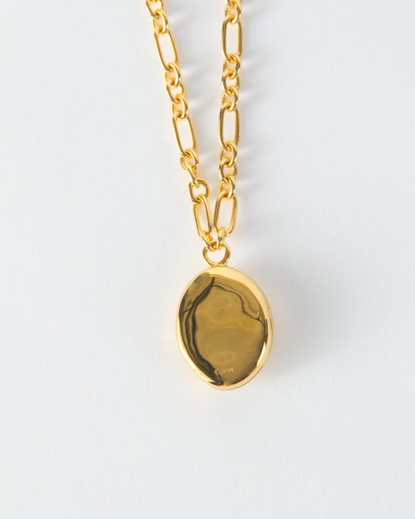 Rejina Pyo Molten Locket Necklace Gold Plated