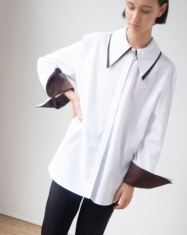 Rejina Pyo Parker Shirt Organic Cotton Off-White