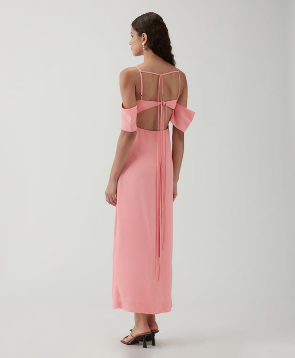 Rejina Pyo Pauline Dress Crepe Viscose Pink