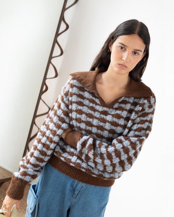 Rejina Pyo Rae Sweater Alpaca Blend Blue