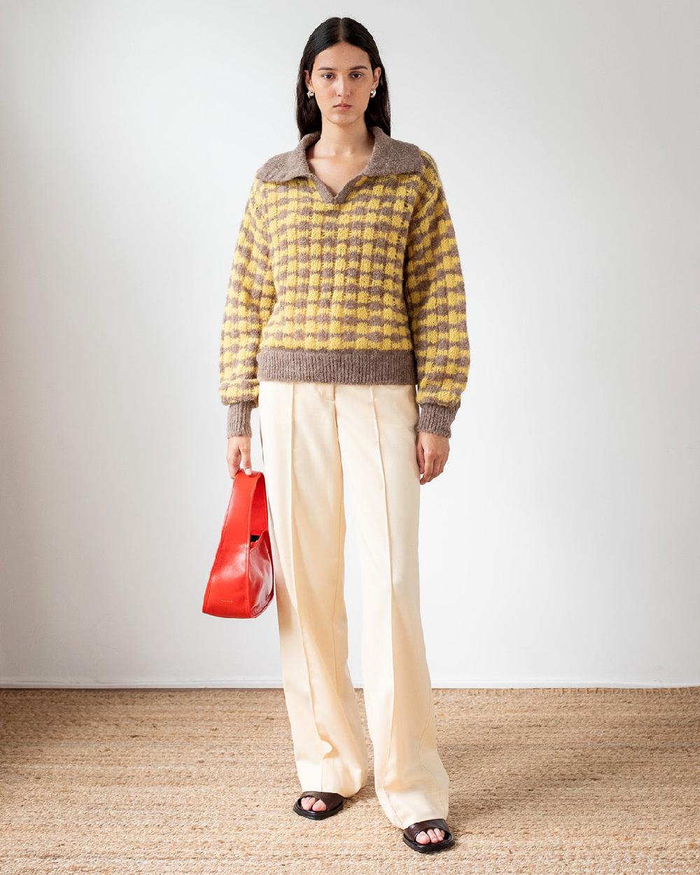 rejina pyo Rae Sweater Alpaca Blend Yellow