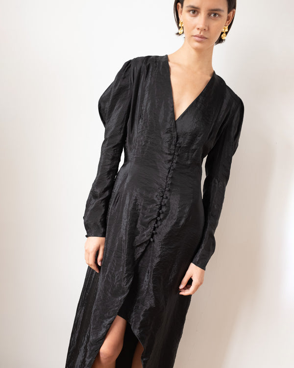 Rejina Pyo Remi Dress Viscose Blend Black