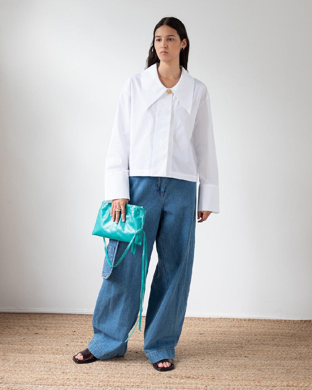 rejina pyo Riley Shirt Organic Cotton Off-White