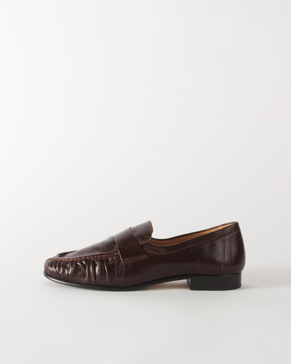 rejina pyo Ruched Loafer Leather Morgano