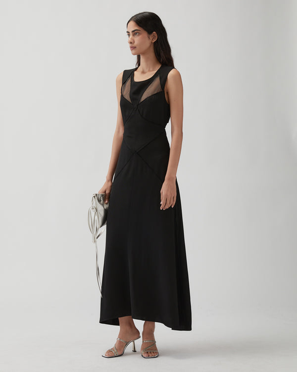 Rejina Pyo Sadie Dress Crepe Twill Viscose Black