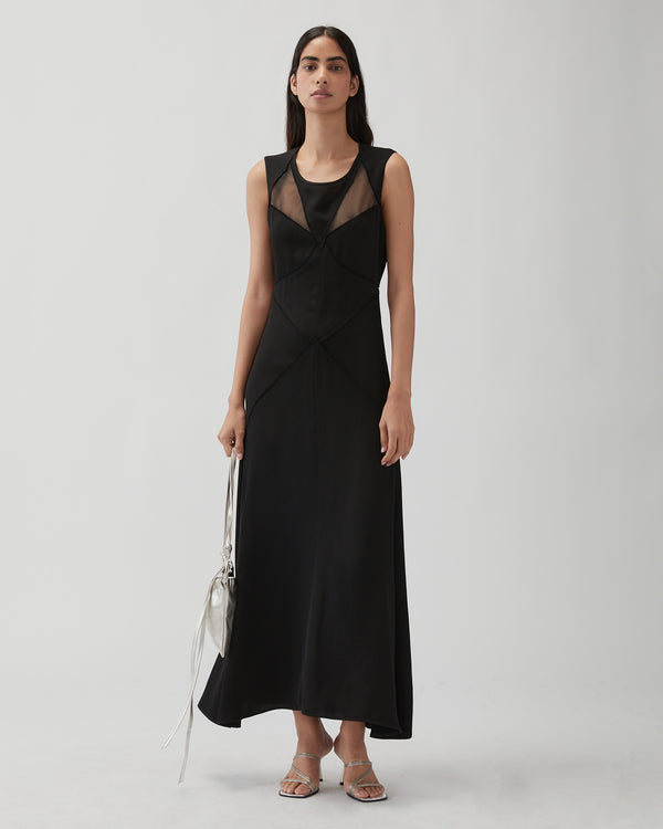 Rejina Pyo Sadie Dress Crepe Twill Viscose Black