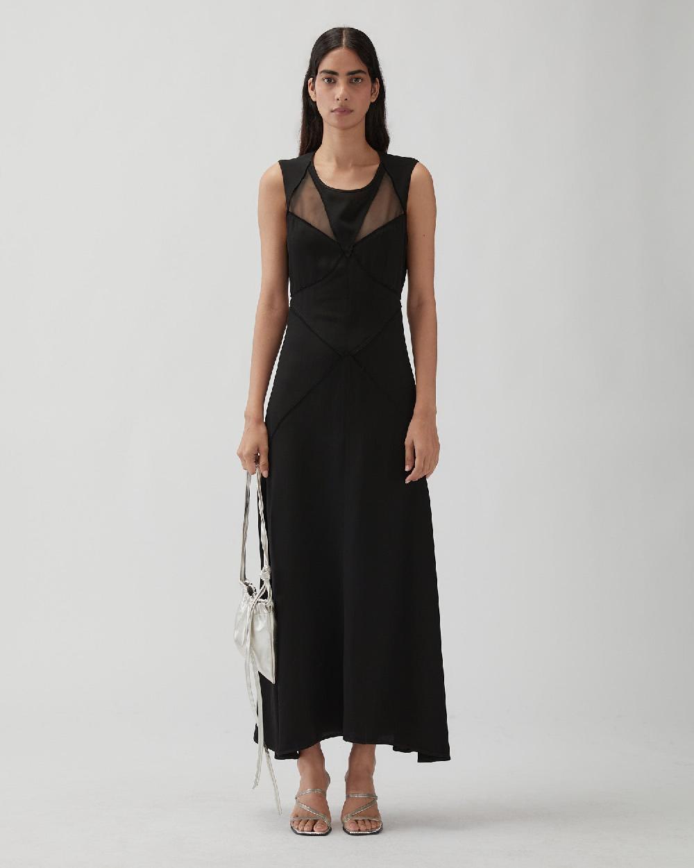 rejina pyo Sadie Dress Crepe Twill Viscose Black