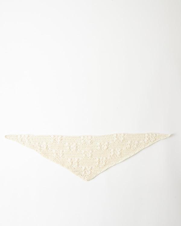 Rejina Pyo Sandy Headscarf Organic Cotton Cream