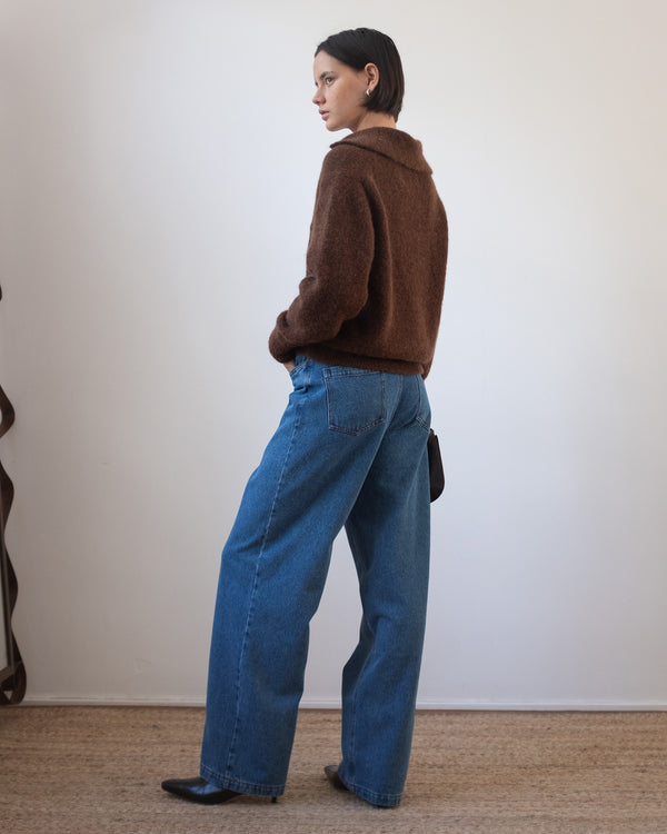 Rejina Pyo Sandy Sweater Alpaca Brown