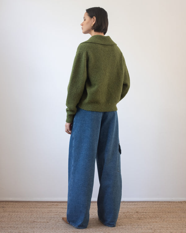 Rejina Pyo Sandy Sweater Alpaca Green