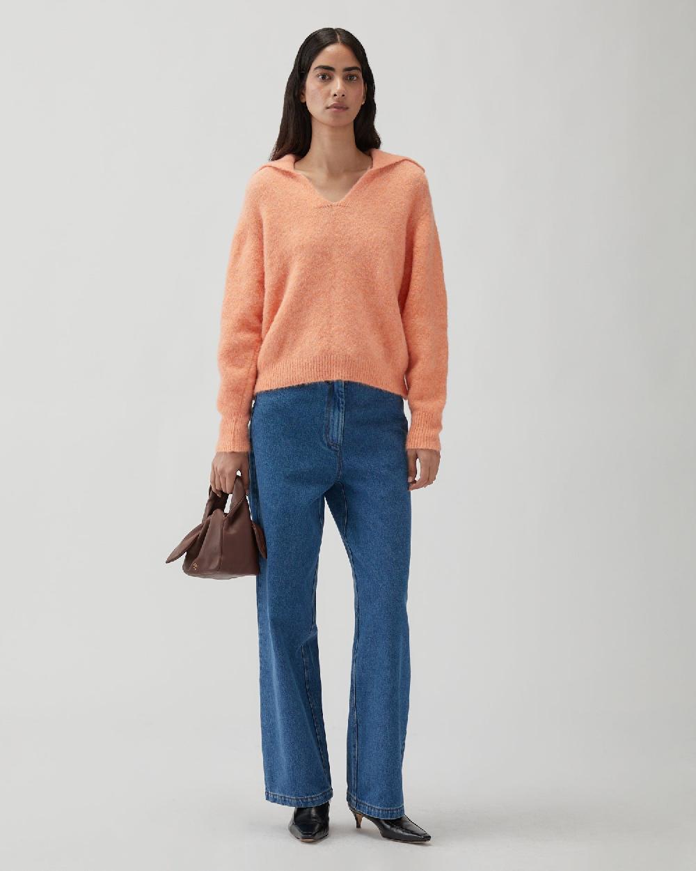 rejina pyo Sandy Sweater Alpaca Peach