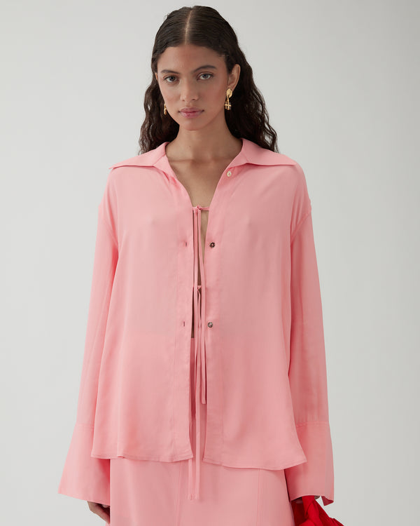 Rejina Pyo Saskia Shirt Crepe Viscose Pink