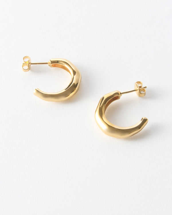 Rejina Pyo Small Hoops Gold Plated