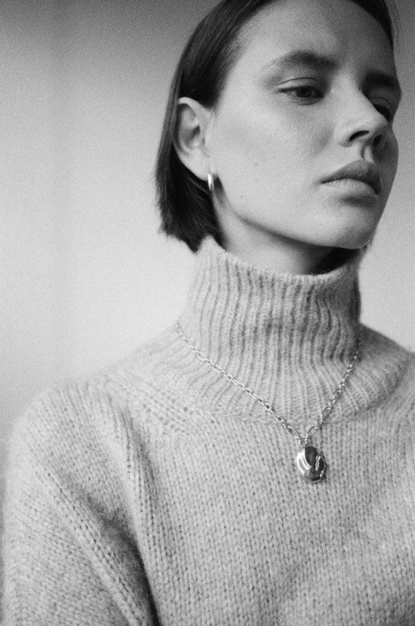 Rejina Pyo Small Hoops Silver Plated