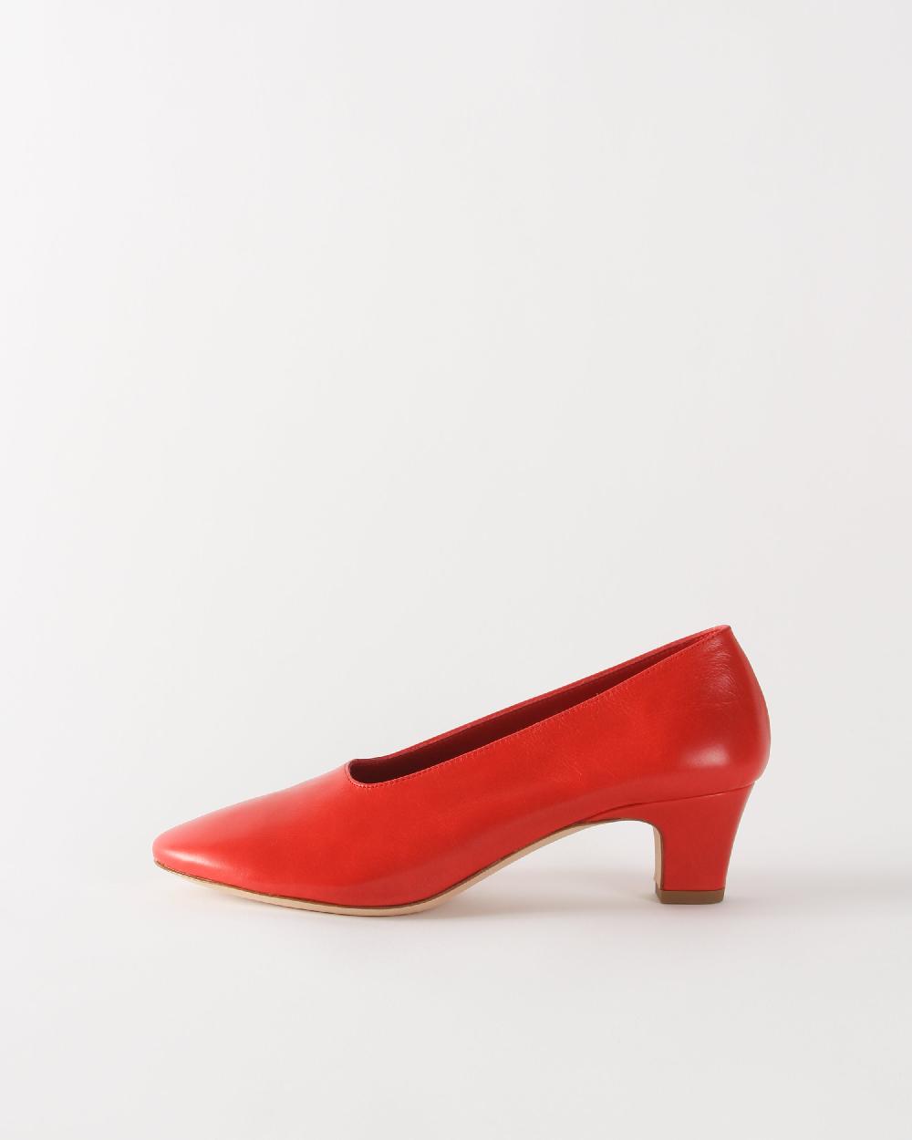 rejina pyo Soft Pump Leather Rosso