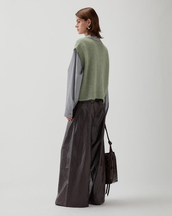 Rejina Pyo Spencer Vest Alpaca Blend Mint