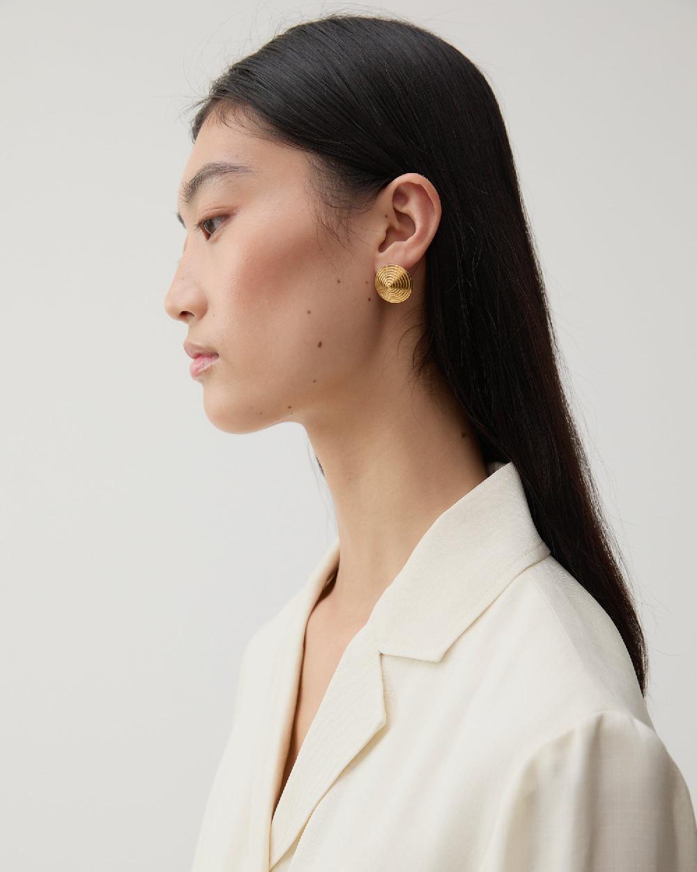 rejina pyo Spin Earrings Gold Plated