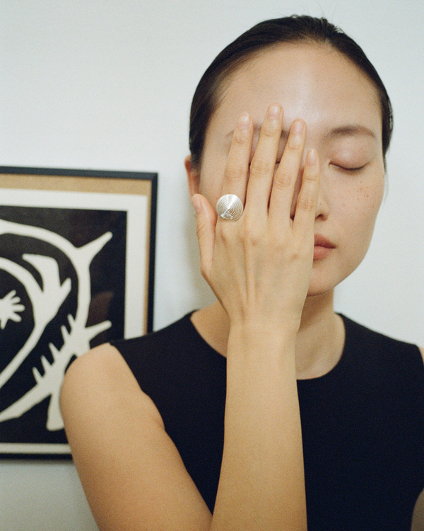 Rejina Pyo Spin Ring Sterling Silver