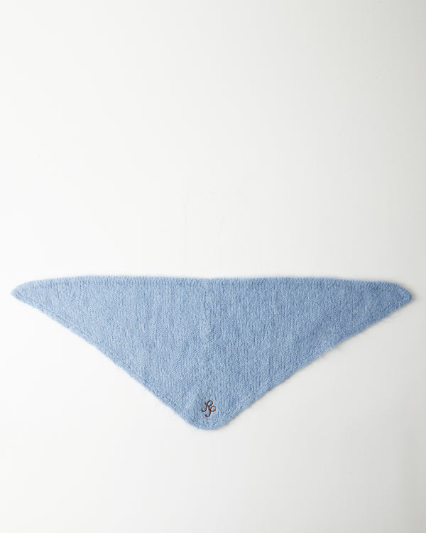 Rejina Pyo Triangle Scarf Alpaca Blend Blue