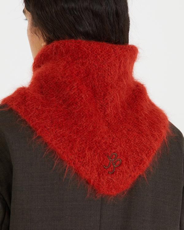 Rejina Pyo Triangle Scarf Alpaca Blend Red