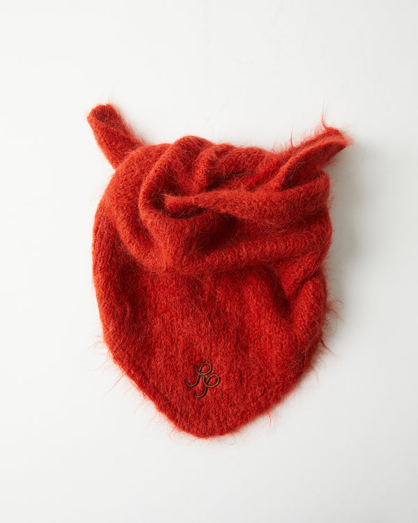 Rejina Pyo Triangle Scarf Alpaca Blend Red