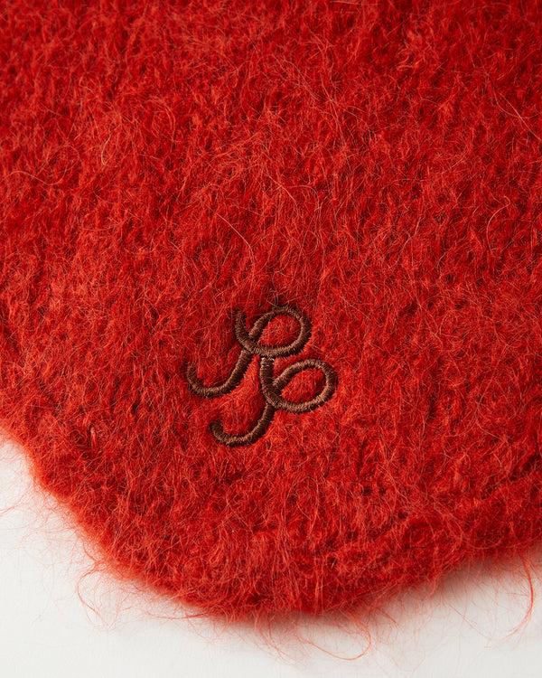 Rejina Pyo Triangle Scarf Alpaca Blend Red