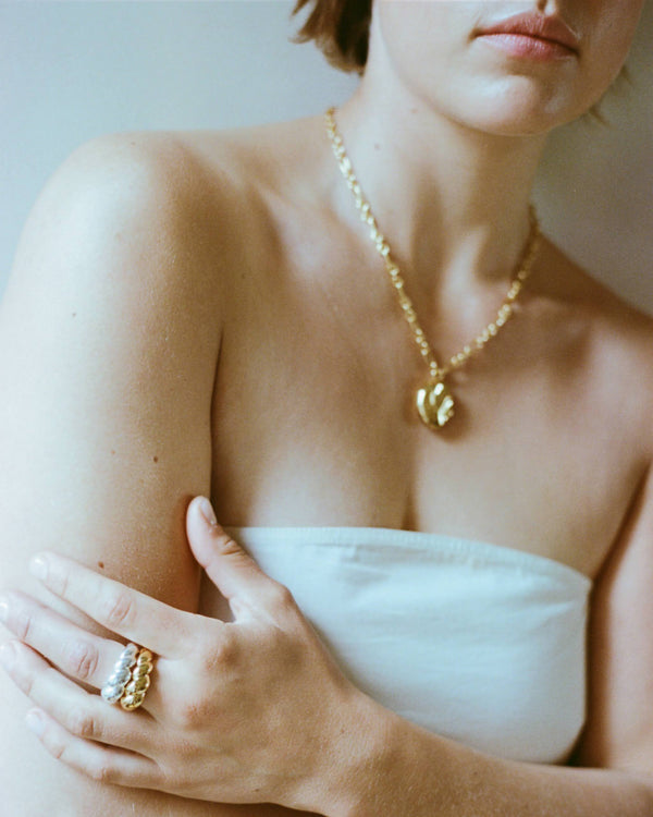 Rejina Pyo Twirl Ring Gold Vermeil