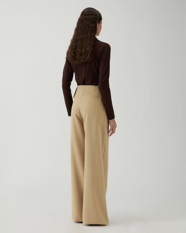 Rejina Pyo Sonia Trousers Tencel Blend Suiting Beige