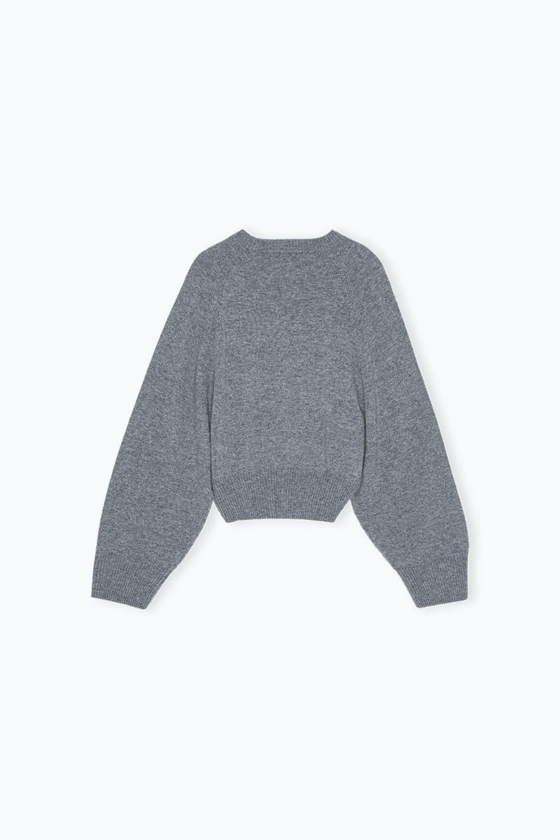 Remain Birger Christensen Bat Sleeve Crewneck Light Grey