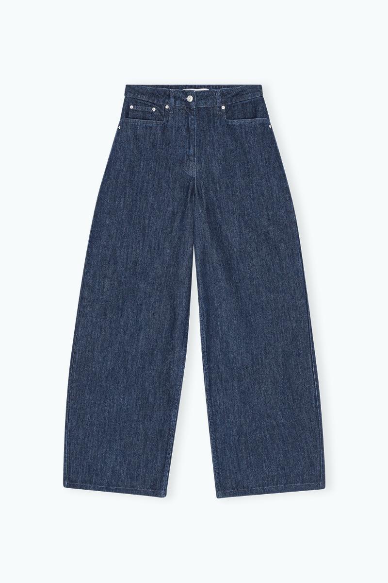 remain birger christensen Cocoon Denim Pants Dark Blue
