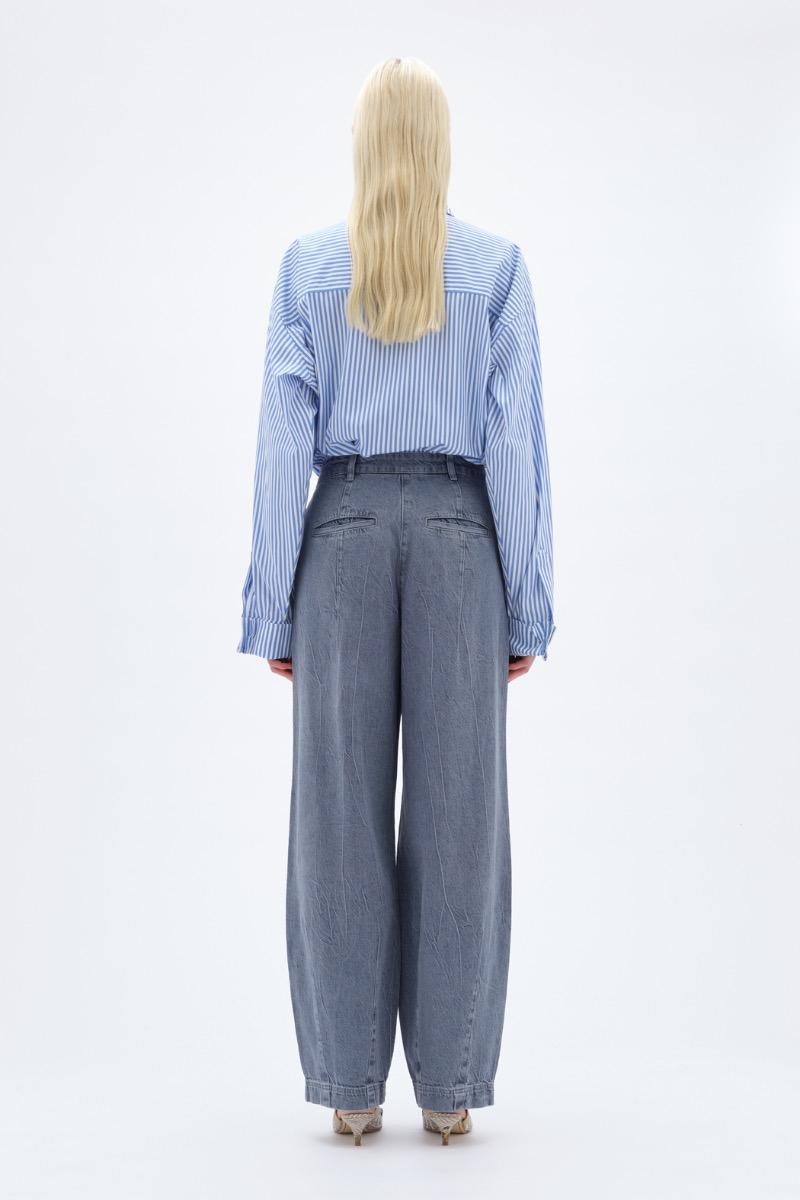 Remain Birger Christensen Cocoon Denim Pants Dusty Blue