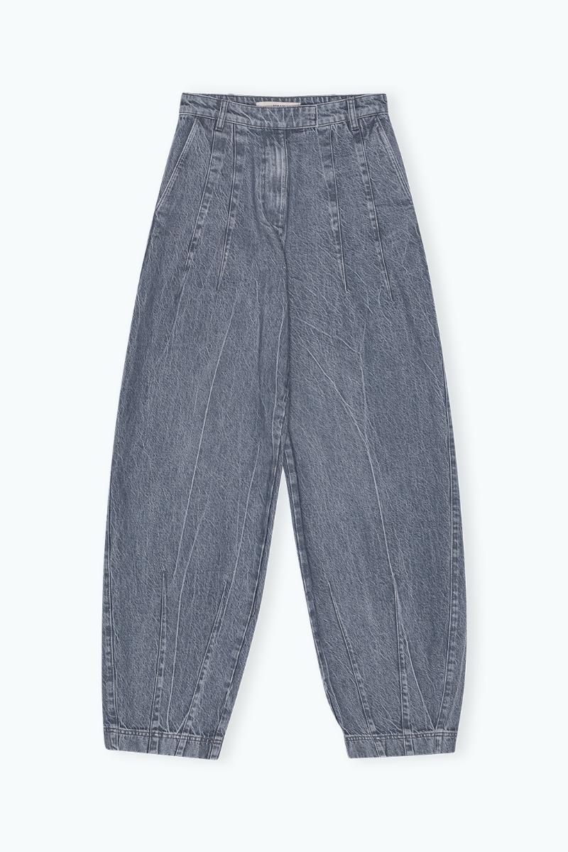 Remain Birger Christensen Cocoon Denim Pants Dusty Blue