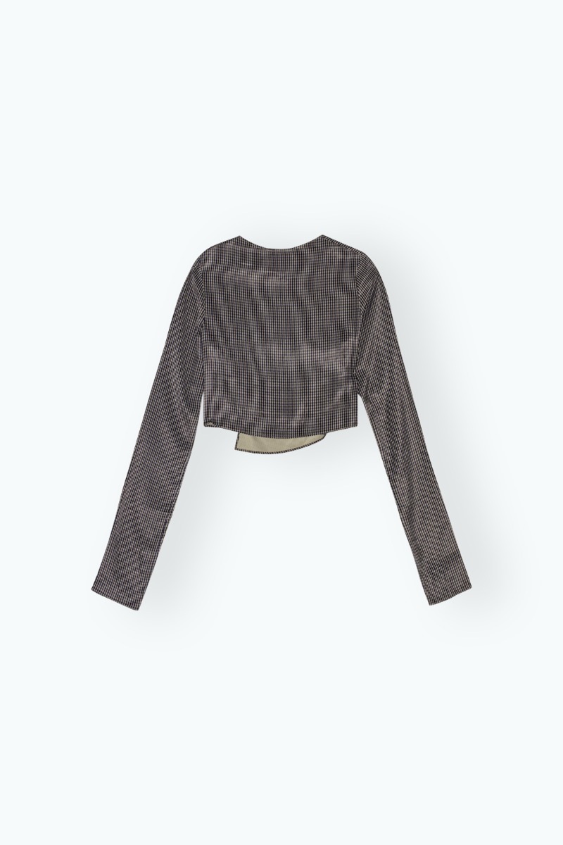 Remain Birger Christensen Drapy Light Shirt Dark Grey