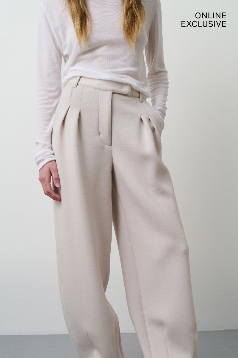 Remain Birger Christensen Long Sleeve T-shirt Bright White