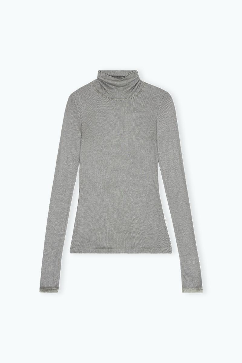 Remain Birger Christensen Long Sleeve Turtle Neck Grey