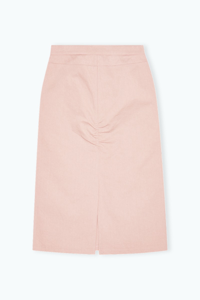 Remain Birger Christensen Long Soft Skirt Light Pink