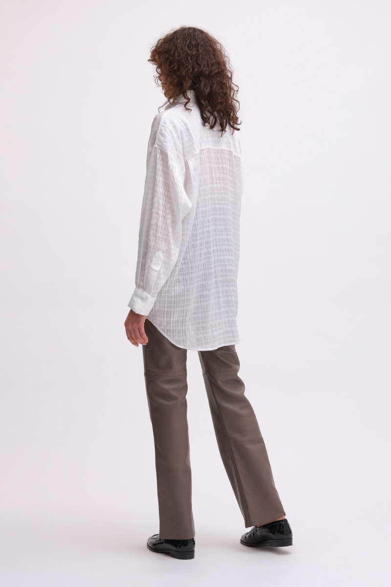 Remain Birger Christensen Oversized Shirt Bright White