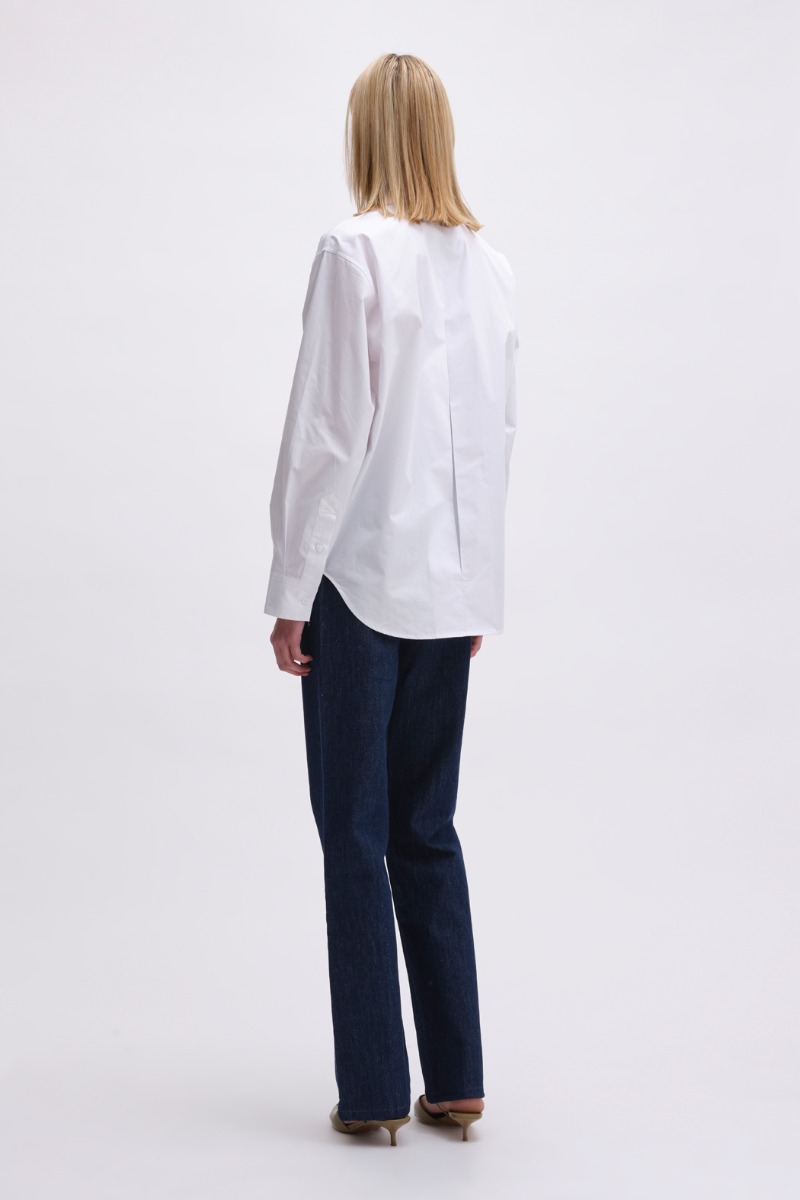 Remain Birger Christensen Boxy Shirt Bright White